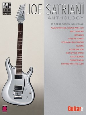 cover image of Joe Satriani Anthology (Songbook)
